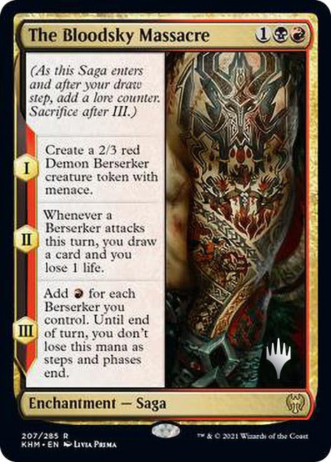 The Bloodsky Massacre (Promo Pack) [Kaldheim Promos] | Deep Dive Games St. Marys