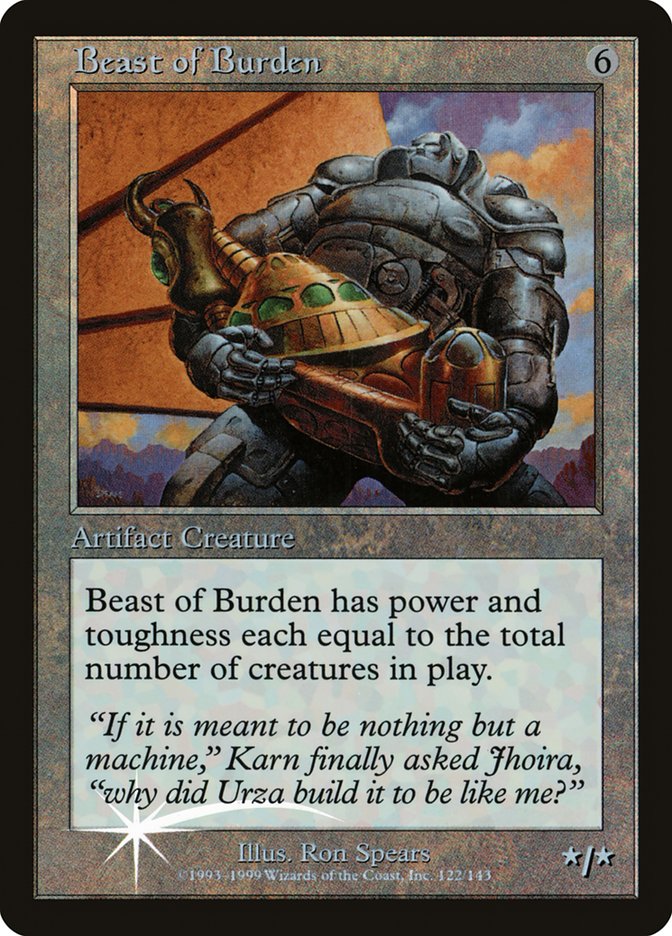 Beast of Burden (Misprinted) [Urza's Legacy Promos] | Deep Dive Games St. Marys