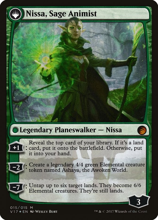 Nissa, Vastwood Seer // Nissa, Sage Animist [From the Vault: Transform] | Deep Dive Games St. Marys