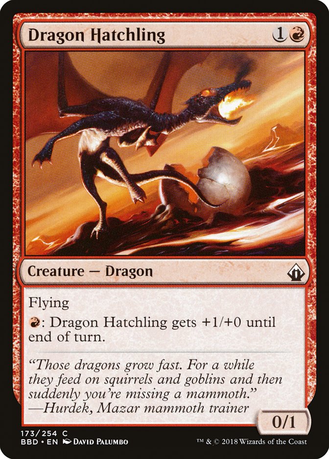 Dragon Hatchling [Battlebond] | Deep Dive Games St. Marys