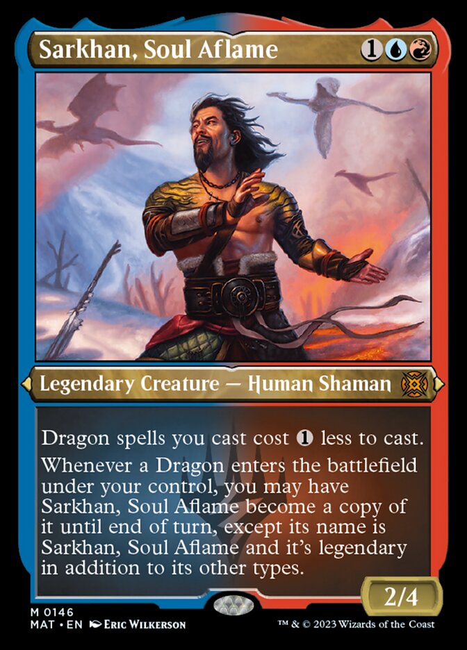 Sarkhan, Soul Aflame (Foil Etched) [March of the Machine: The Aftermath] | Deep Dive Games St. Marys