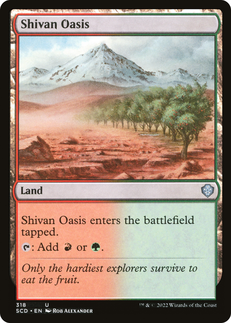 Shivan Oasis [Starter Commander Decks] | Deep Dive Games St. Marys