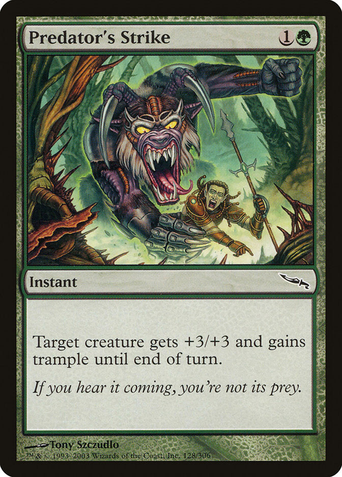 Predator's Strike [Mirrodin] | Deep Dive Games St. Marys