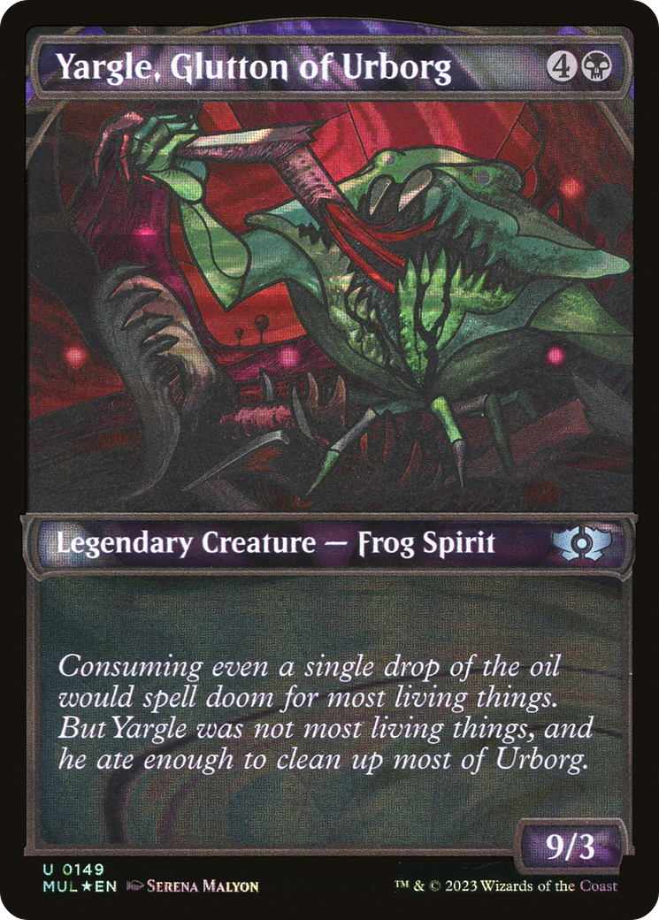 Yargle, Glutton of Urborg (Halo Foil) [Multiverse Legends] | Deep Dive Games St. Marys