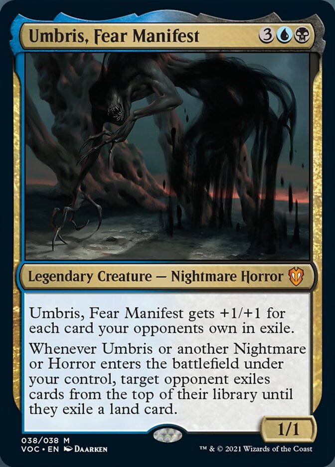 Umbris, Fear Manifest [Innistrad: Crimson Vow Commander] | Deep Dive Games St. Marys