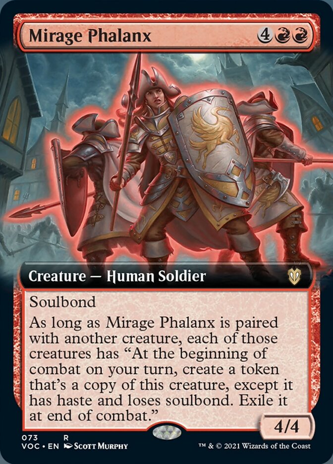 Mirage Phalanx (Extended Art) [Innistrad: Crimson Vow Commander] | Deep Dive Games St. Marys