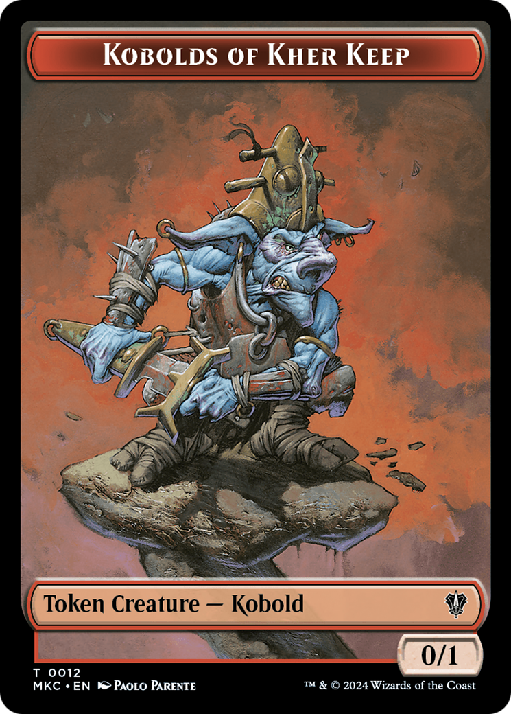 Soldier // Kobolds of Kher Keep Double-Sided Token [Murders at Karlov Manor Commander Tokens] | Deep Dive Games St. Marys