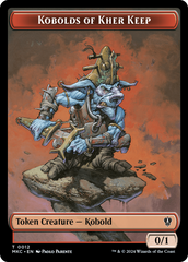 Gold // Kobolds of Kher Keep Double-Sided Token [Murders at Karlov Manor Commander Tokens] | Deep Dive Games St. Marys