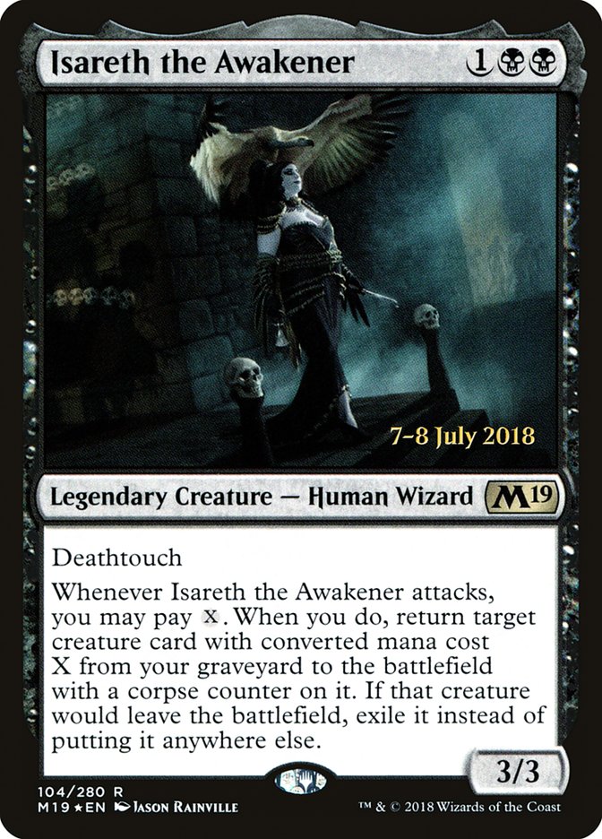 Isareth the Awakener [Core Set 2019 Prerelease Promos] | Deep Dive Games St. Marys