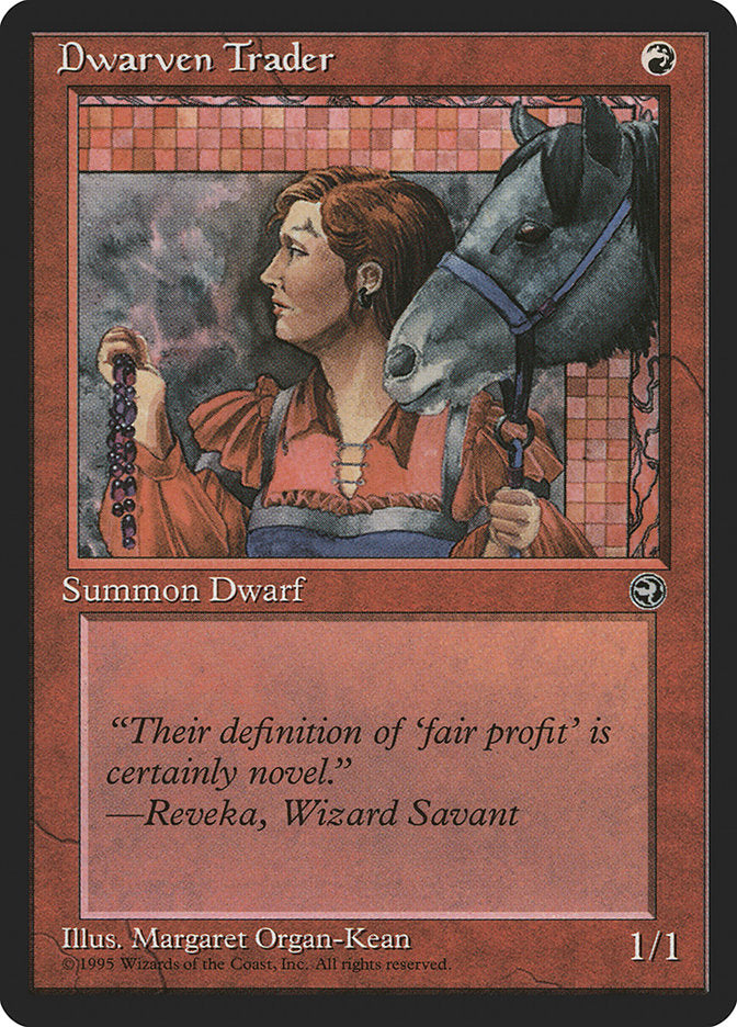 Dwarven Trader (Reveka Flavor Text) [Homelands] | Deep Dive Games St. Marys