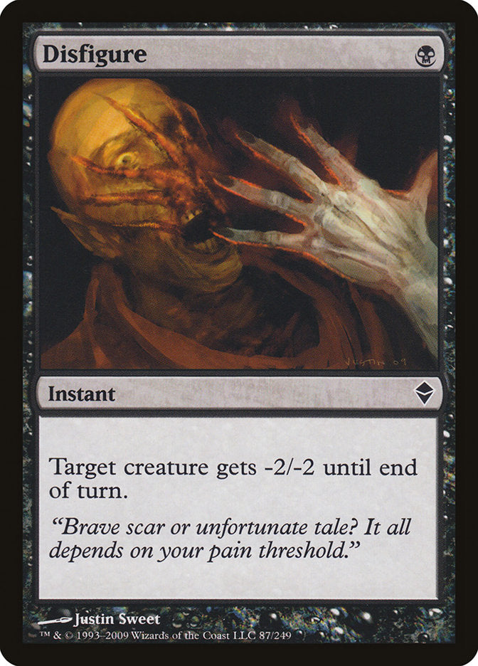 Disfigure [Zendikar] | Deep Dive Games St. Marys