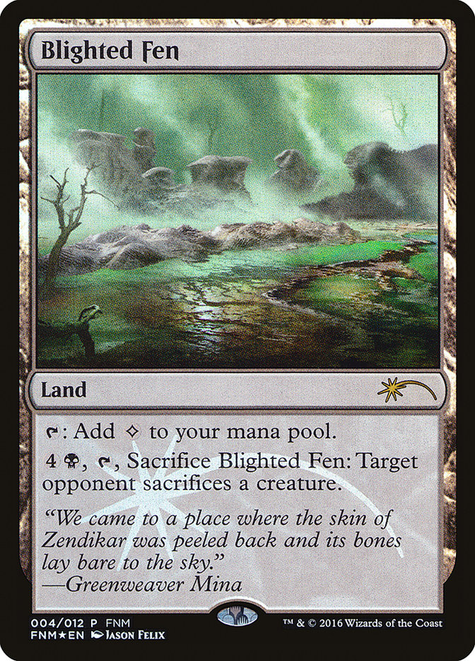 Blighted Fen [Friday Night Magic 2016] | Deep Dive Games St. Marys