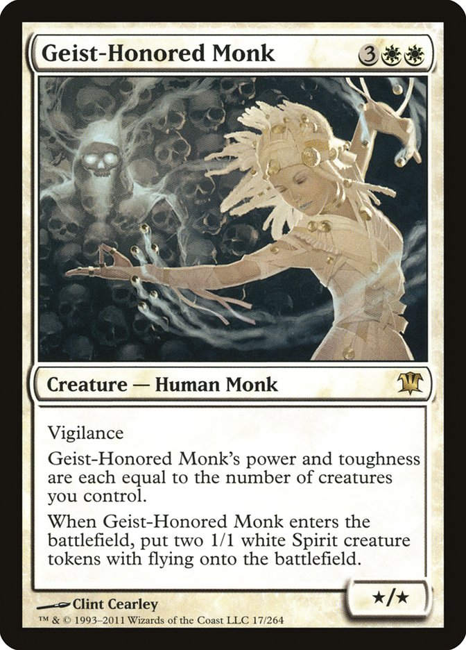 Geist-Honored Monk [Innistrad] | Deep Dive Games St. Marys