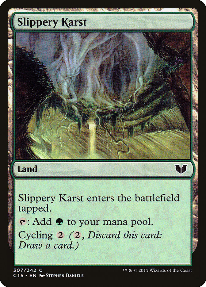 Slippery Karst [Commander 2015] | Deep Dive Games St. Marys