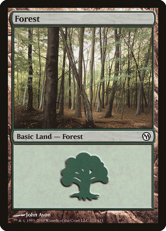 Forest (111) [Duels of the Planeswalkers] | Deep Dive Games St. Marys