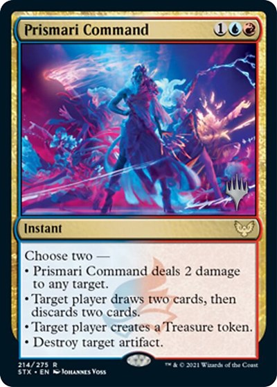 Prismari Command (Promo Pack) [Strixhaven: School of Mages Promos] | Deep Dive Games St. Marys