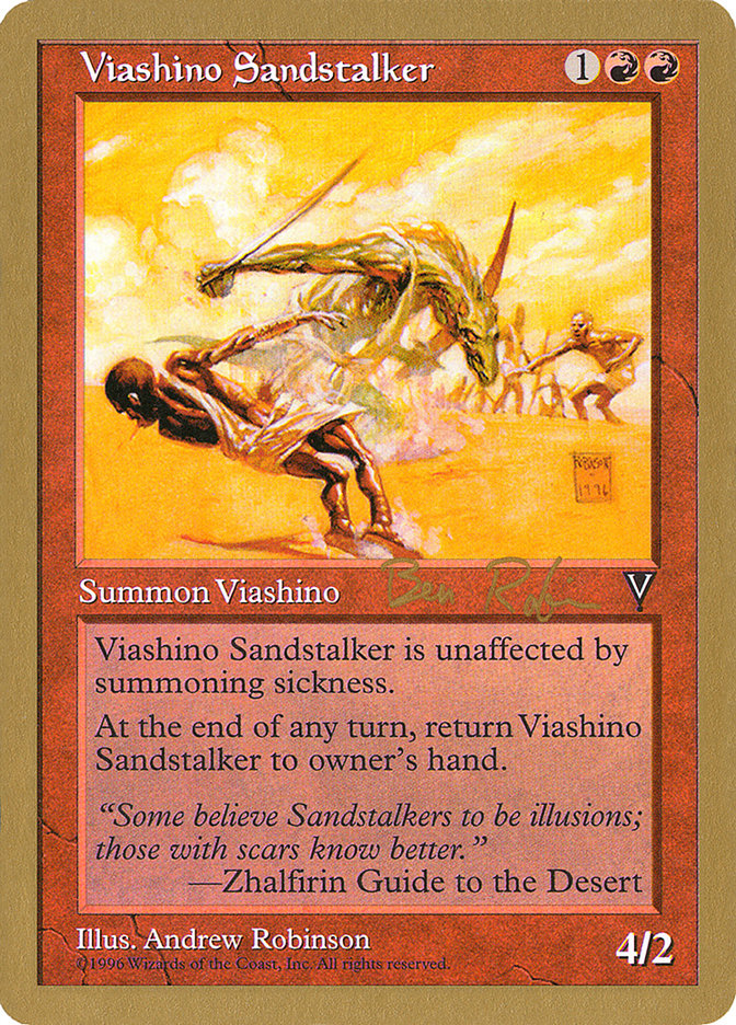 Viashino Sandstalker (Ben Rubin) [World Championship Decks 1998] | Deep Dive Games St. Marys