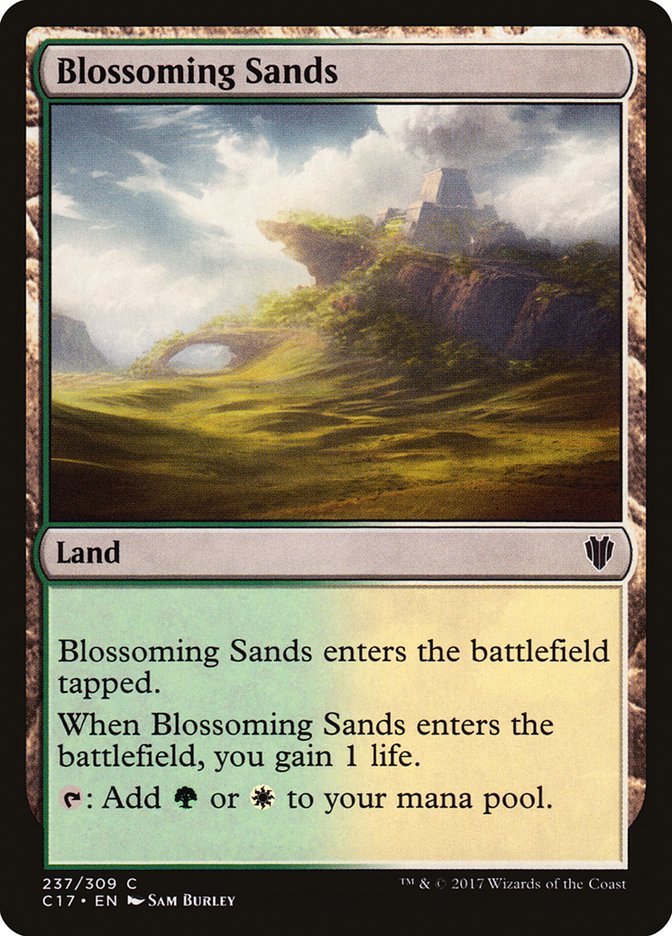 Blossoming Sands [Commander 2017] | Deep Dive Games St. Marys