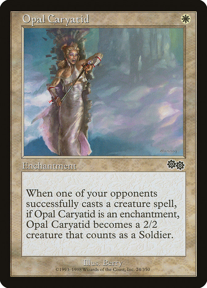 Opal Caryatid [Urza's Saga] | Deep Dive Games St. Marys