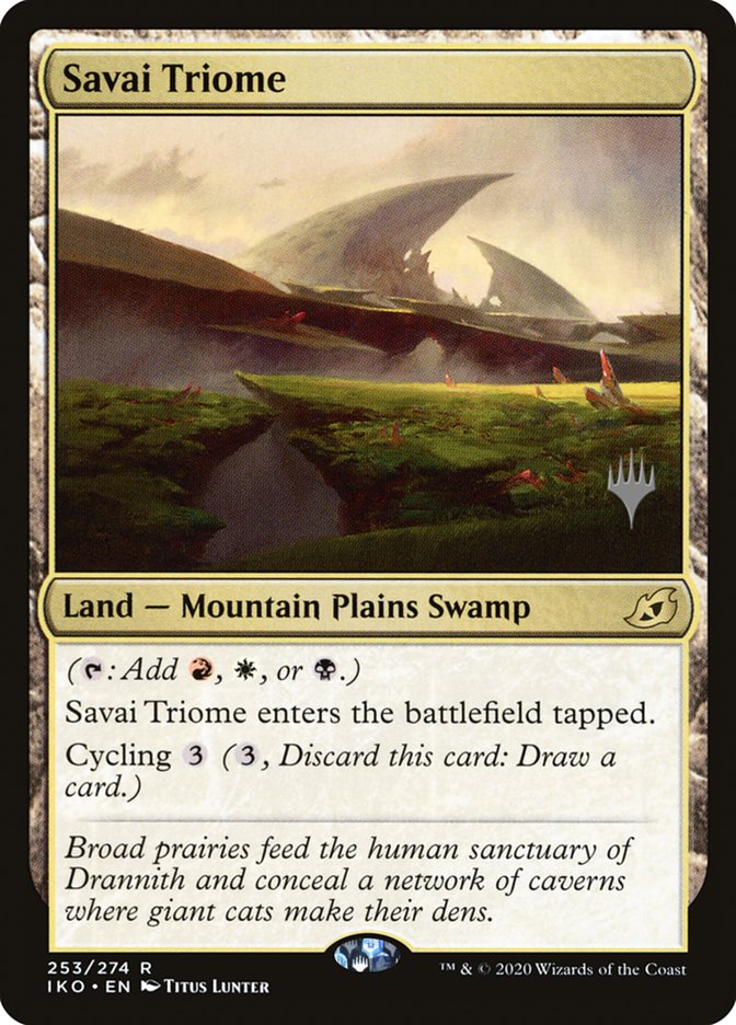 Savai Triome (Promo Pack) [Ikoria: Lair of Behemoths Promos] | Deep Dive Games St. Marys