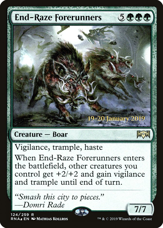 End-Raze Forerunners [Ravnica Allegiance Prerelease Promos] | Deep Dive Games St. Marys