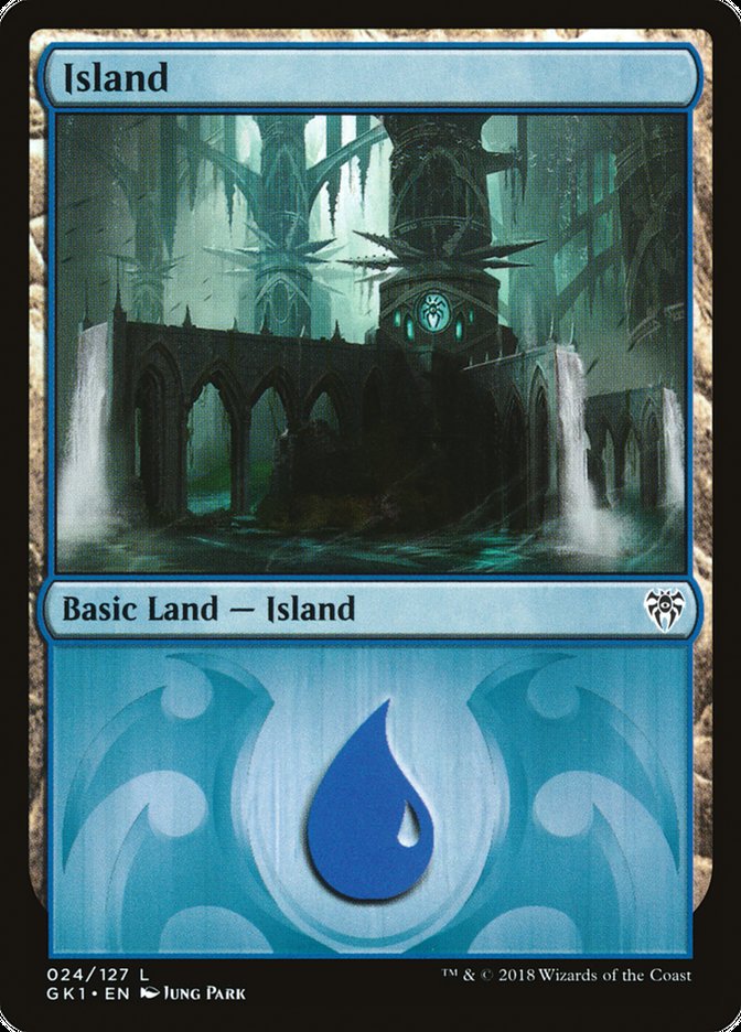 Island (24) [Guilds of Ravnica Guild Kit] | Deep Dive Games St. Marys