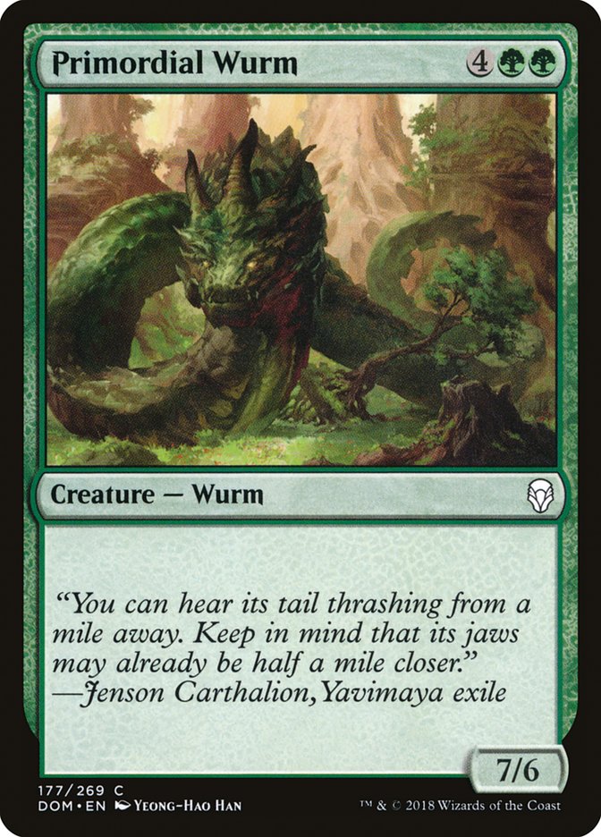 Primordial Wurm [Dominaria] | Deep Dive Games St. Marys