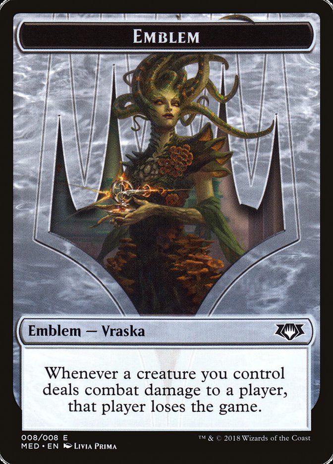 Vraska, Golgari Queen Emblem [Mythic Edition Tokens] | Deep Dive Games St. Marys