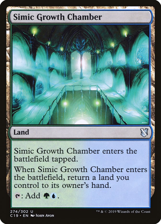 Simic Growth Chamber [Commander 2019] | Deep Dive Games St. Marys