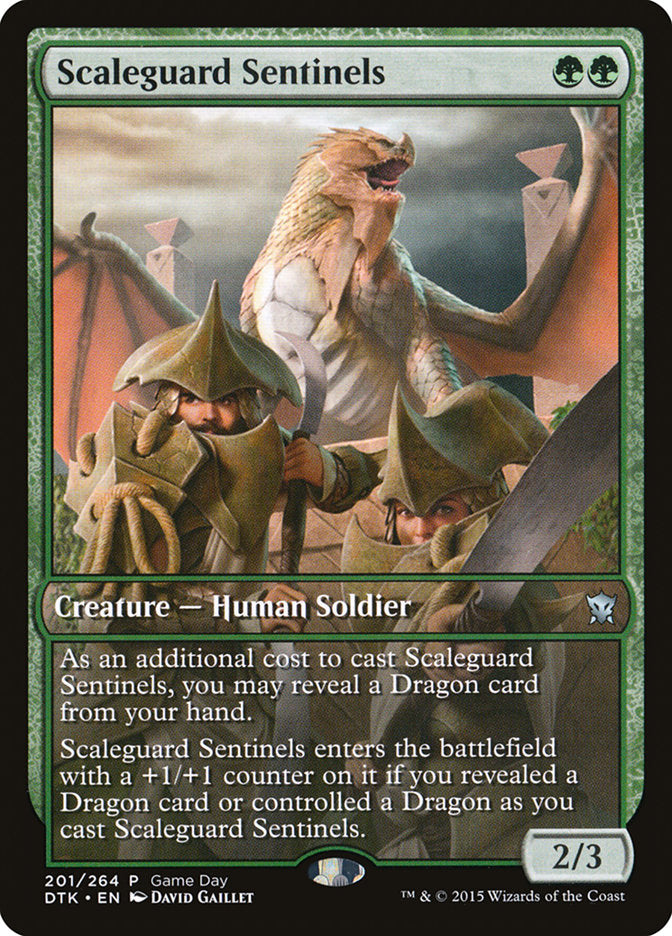 Scaleguard Sentinels (Game Day) [Dragons of Tarkir Promos] | Deep Dive Games St. Marys