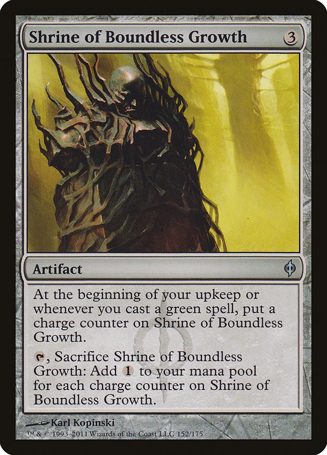 Shrine of Boundless Growth [New Phyrexia] | Deep Dive Games St. Marys