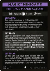 Mishra's Manufactory (Magic Minigame) [Modern Horizons 2 Minigame] | Deep Dive Games St. Marys