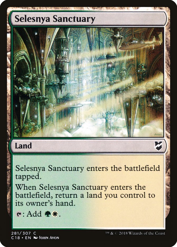 Selesnya Sanctuary [Commander 2018] | Deep Dive Games St. Marys