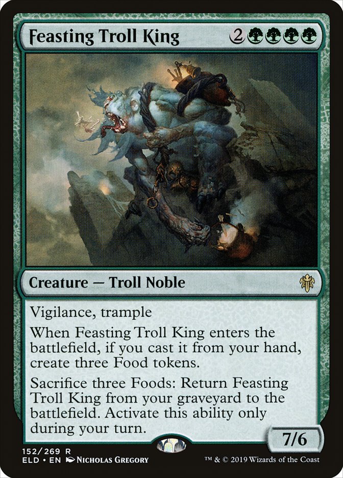 Feasting Troll King [Throne of Eldraine] | Deep Dive Games St. Marys