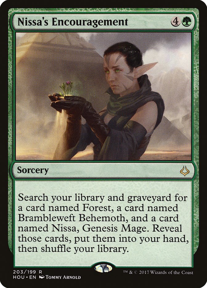 Nissa's Encouragement [Hour of Devastation] | Deep Dive Games St. Marys