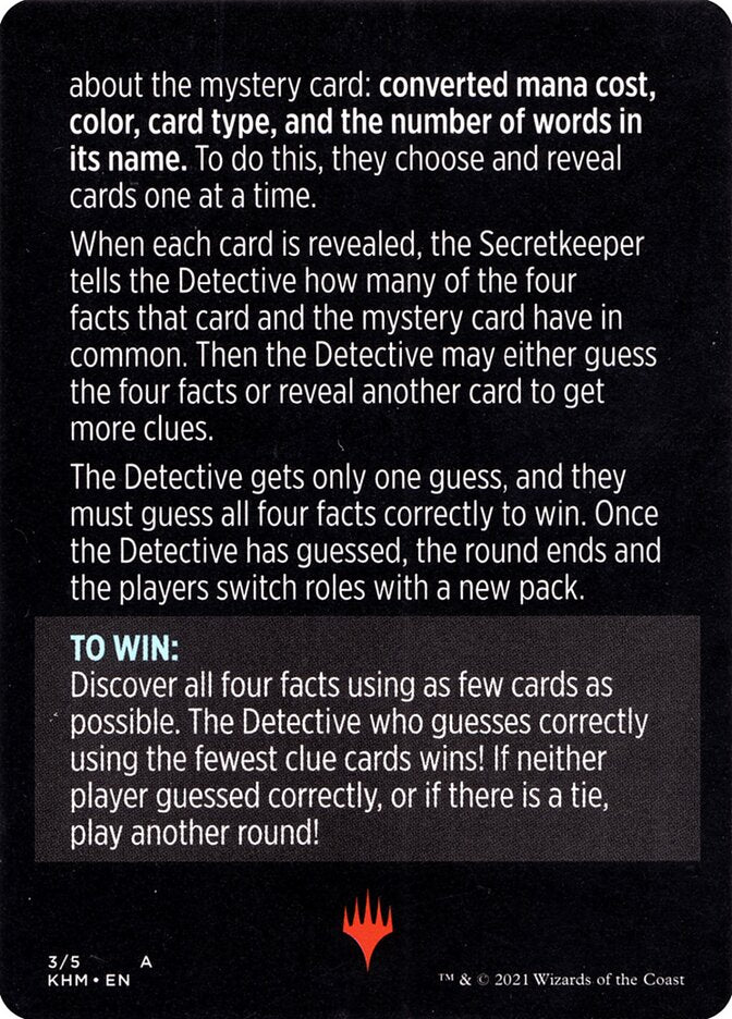 Booster Sleuth (Magic Minigame) [Kaldheim Minigame] | Deep Dive Games St. Marys