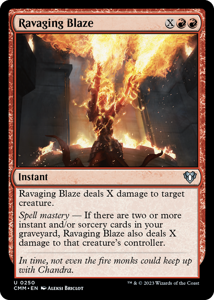 Ravaging Blaze [Commander Masters] | Deep Dive Games St. Marys