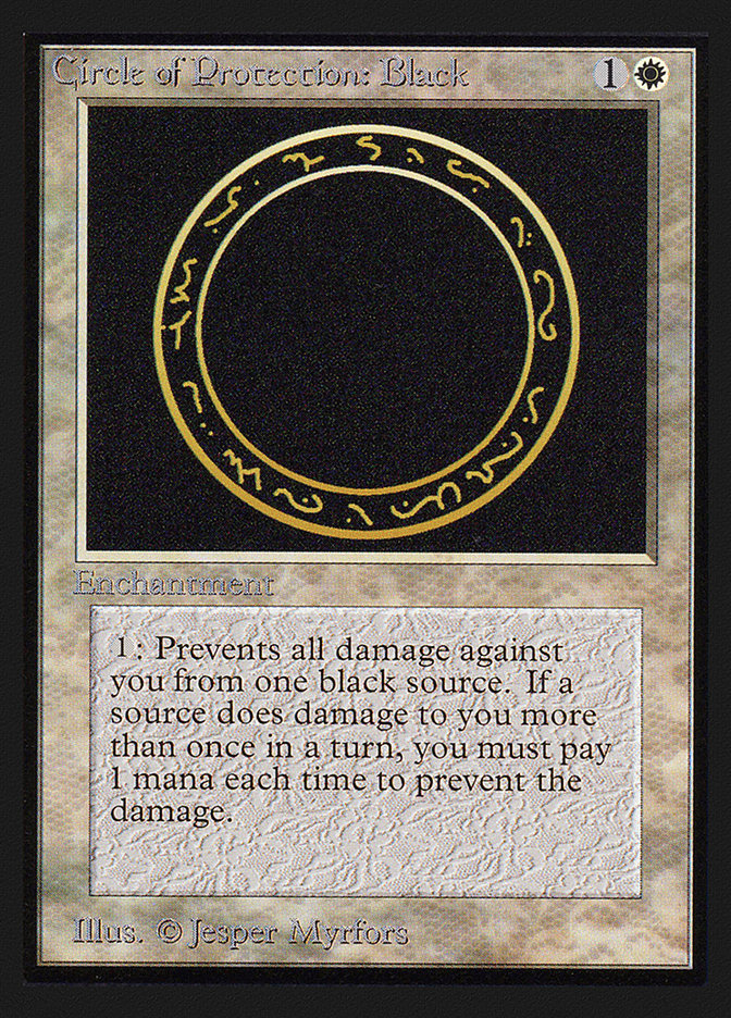 Circle of Protection: Black [Collectors' Edition] | Deep Dive Games St. Marys