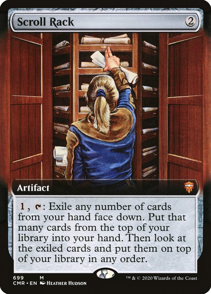 Scroll Rack (Extended Art) [Commander Legends] | Deep Dive Games St. Marys