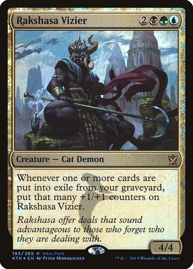 Rakshasa Vizier (Intro Pack) [Khans of Tarkir Promos] | Deep Dive Games St. Marys