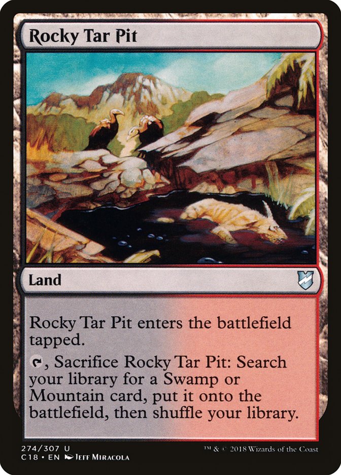 Rocky Tar Pit [Commander 2018] | Deep Dive Games St. Marys