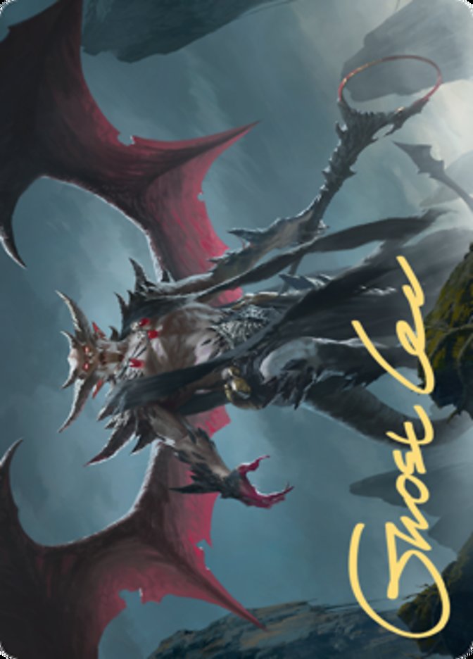 Taborax, Hope's Demise Art Card (Gold-Stamped Signature) [Zendikar Rising Art Series] | Deep Dive Games St. Marys