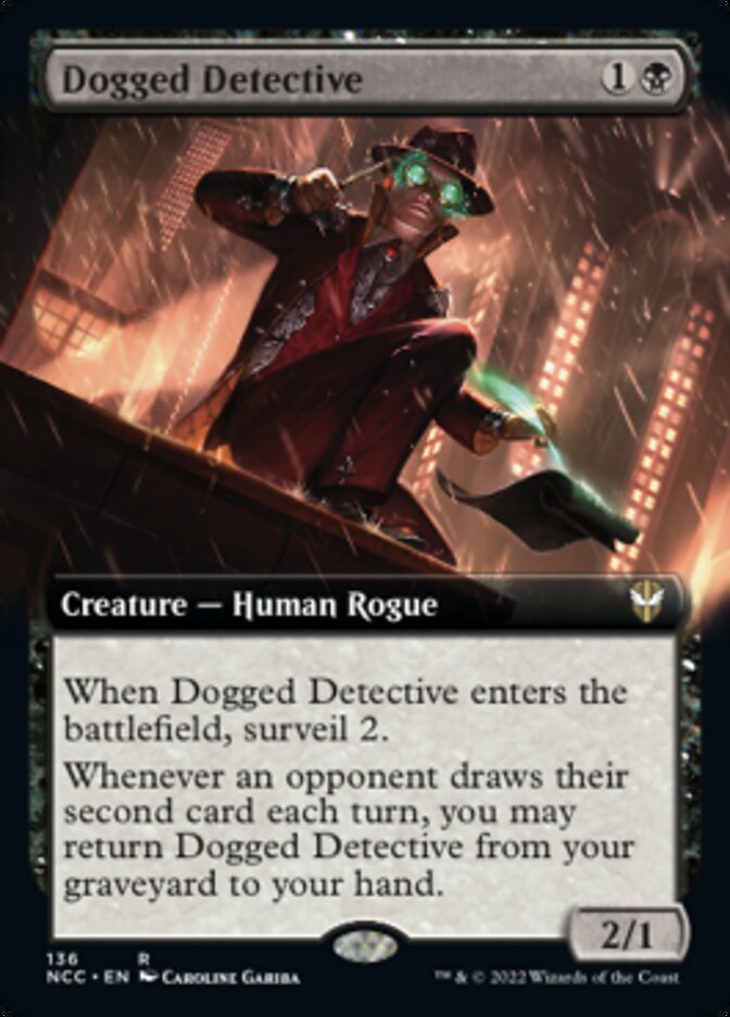 Dogged Detective (Extended Art) [Streets of New Capenna Commander] | Deep Dive Games St. Marys