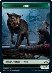 Wolf // Wurm (030) Double-Sided Token [Double Masters Tokens] | Deep Dive Games St. Marys