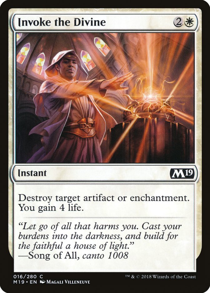 Invoke the Divine [Core Set 2019] | Deep Dive Games St. Marys