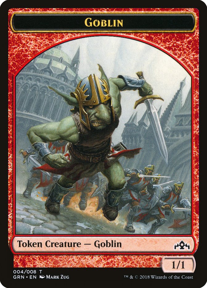 Goblin Token [Guilds of Ravnica Tokens] | Deep Dive Games St. Marys