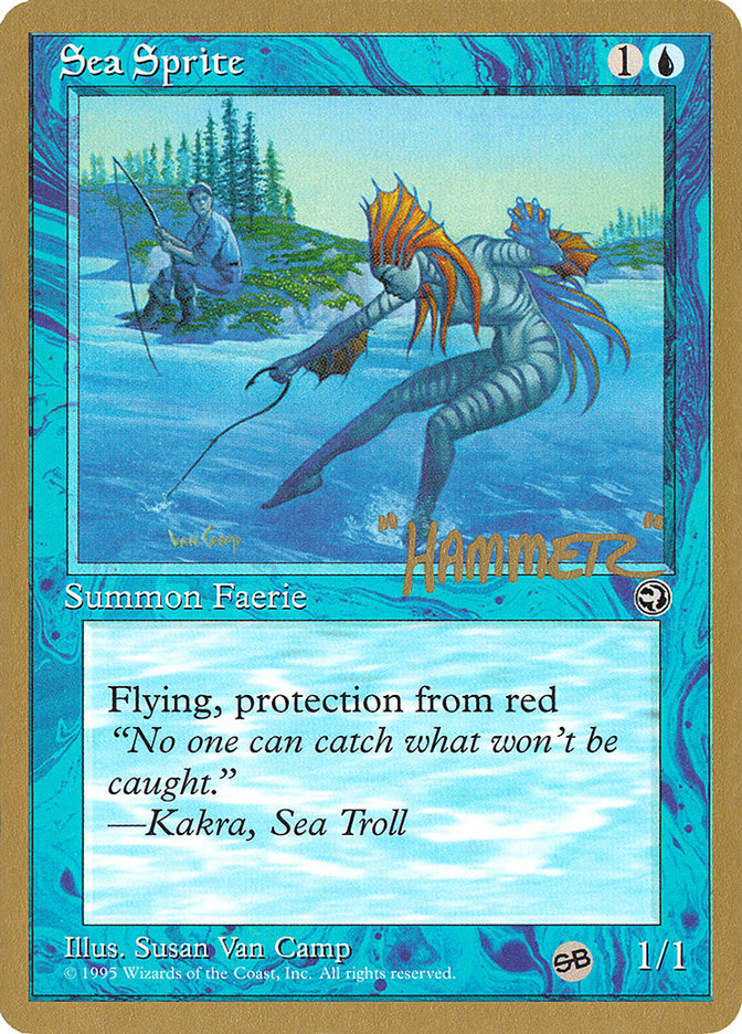 Sea Sprite (Shawn "Hammer" Regnier) (SB) [Pro Tour Collector Set] | Deep Dive Games St. Marys