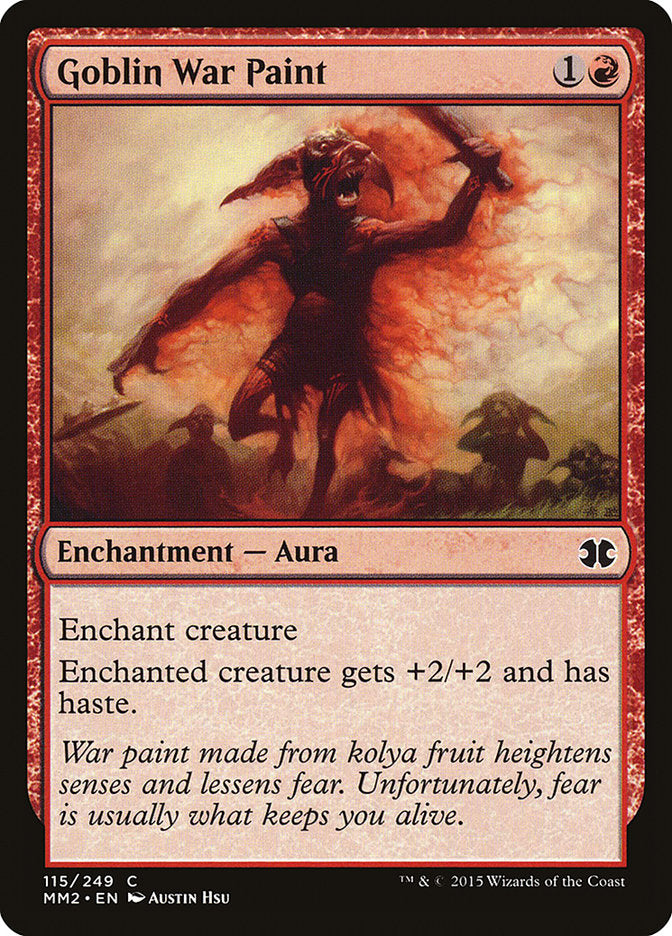 Goblin War Paint [Modern Masters 2015] | Deep Dive Games St. Marys