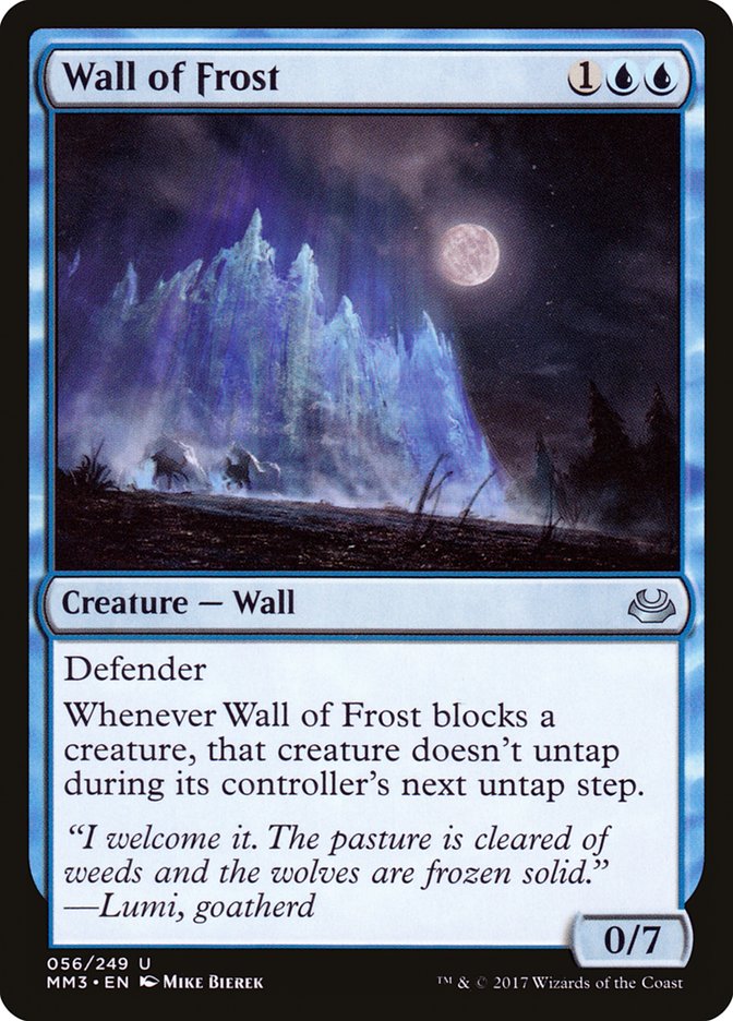 Wall of Frost [Modern Masters 2017] | Deep Dive Games St. Marys