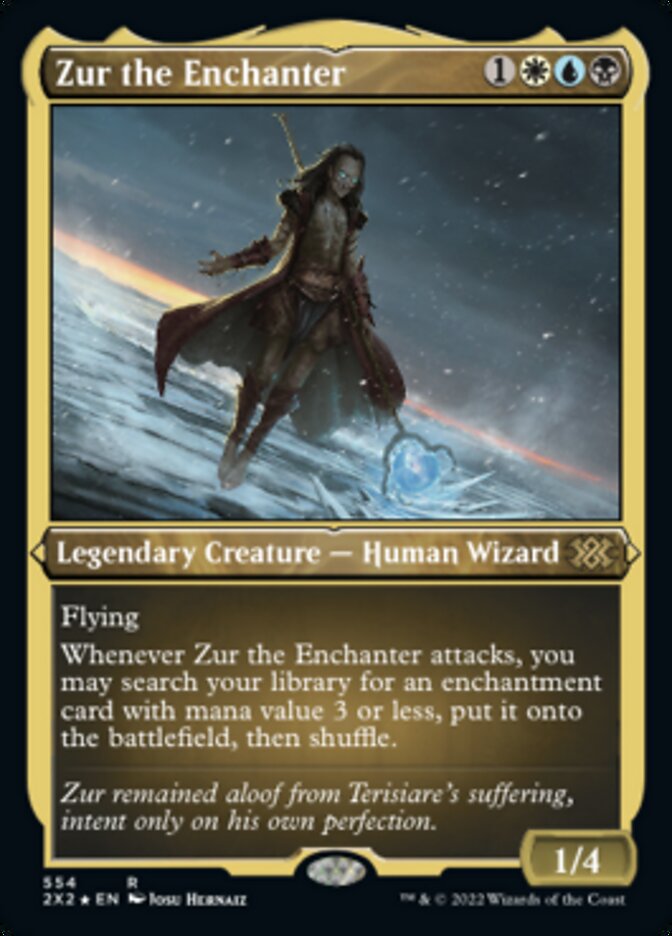 Zur the Enchanter (Foil Etched) [Double Masters 2022] | Deep Dive Games St. Marys